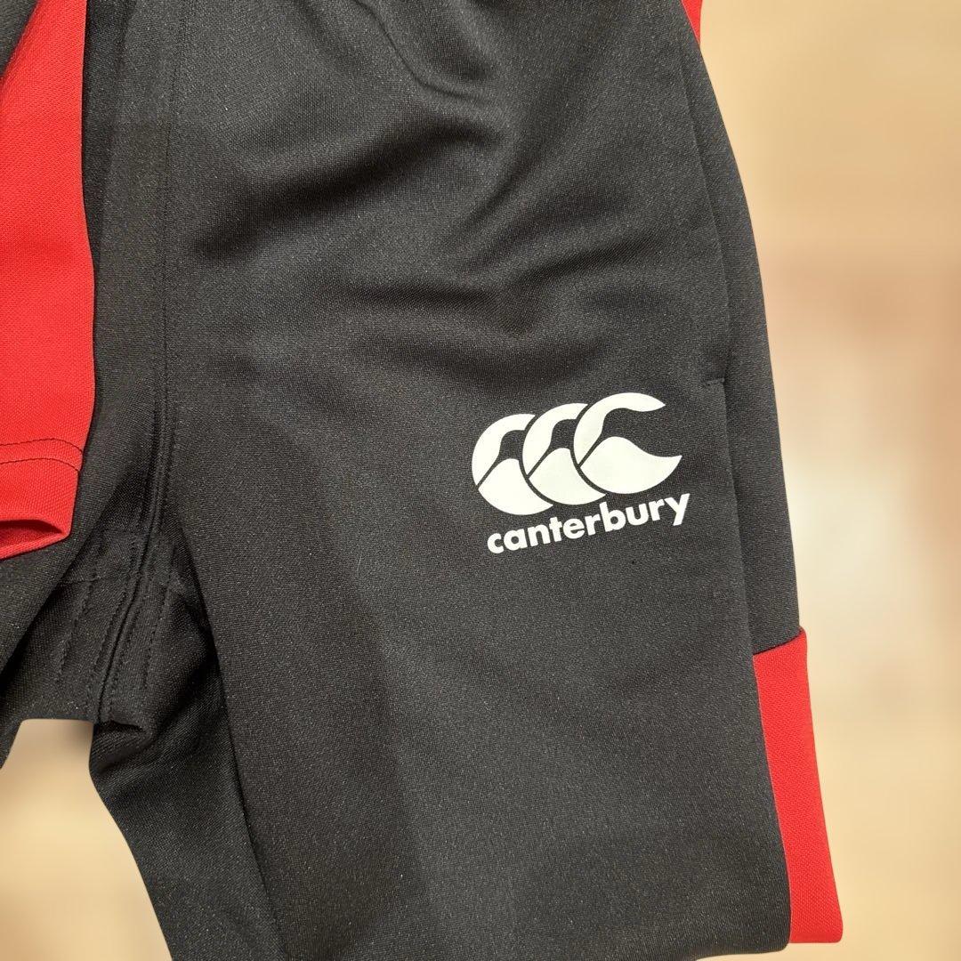 canterbury ウォームアップウェア 130サイズ 黒/赤