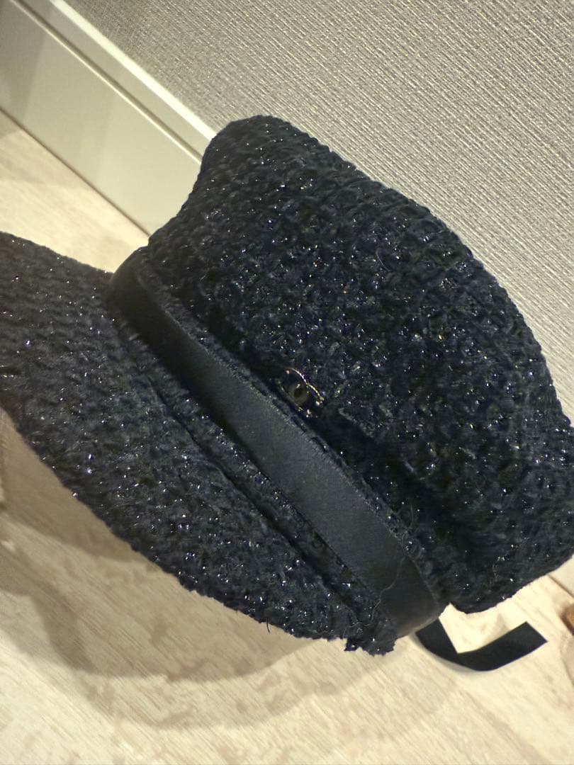 CHANEL ツィード　キャスケット
