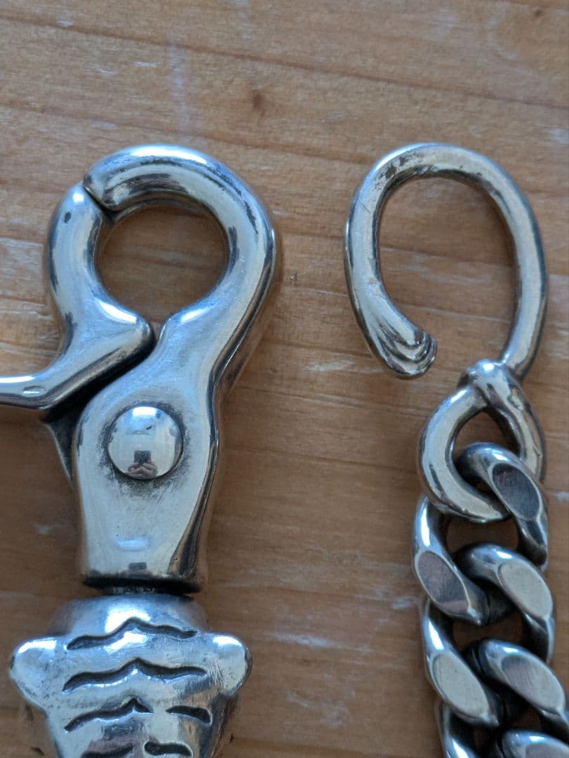 Tiger Wallet Chain(SILVER Plating)&キーフック