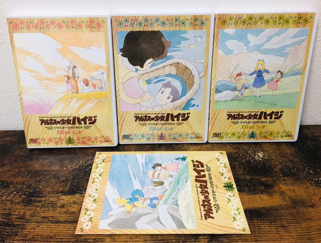 アルプスの少女 ハイジ リマスター DVD BOX ブックレット付き