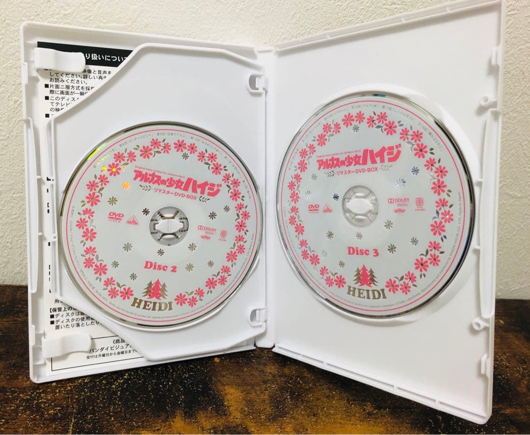 アルプスの少女 ハイジ リマスター DVD BOX ブックレット付き