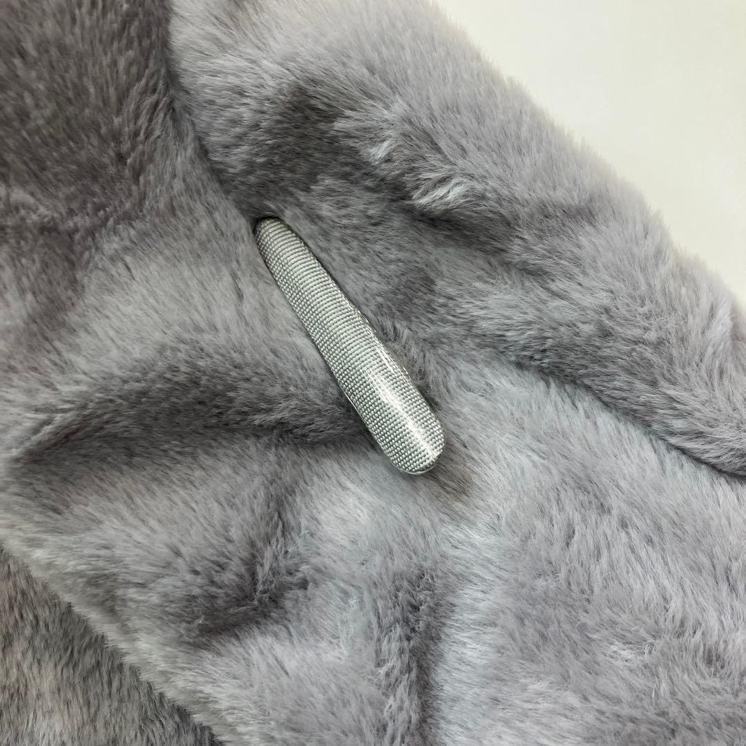 【新品未使用】ピンクハウス グレー ネコちゃん ファーマフラー/2020年