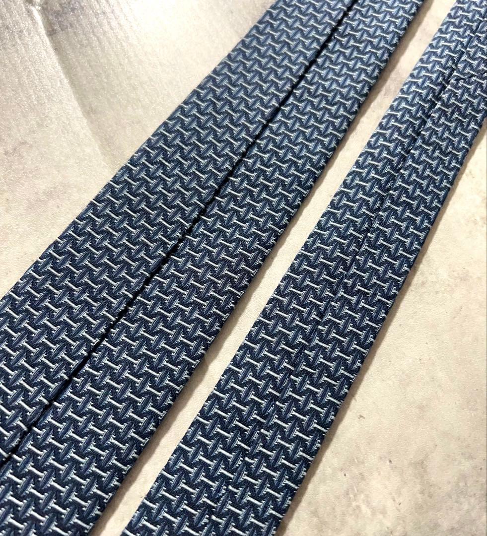 HERMES ネクタイ ハイブランド ファソネ H織り