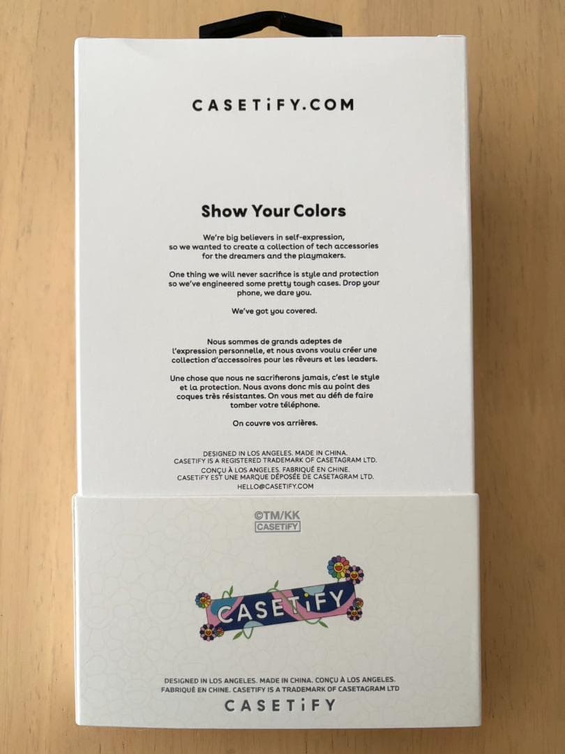 村上隆デザイン CASETiFY iPhone用ケース（16pro）白♡完売商品