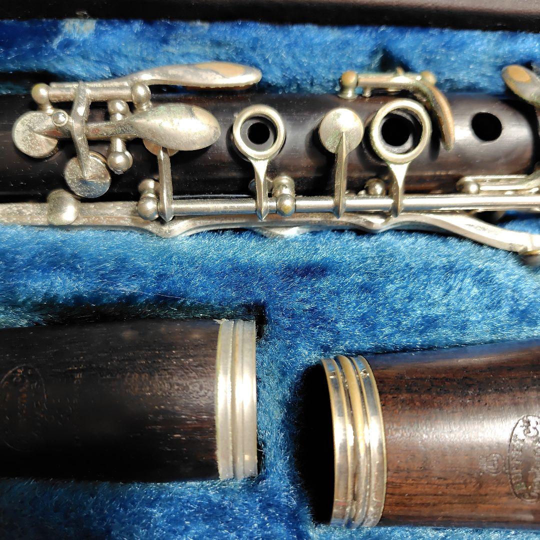 クラリネット　クランポン　Bb　木製　「ジャンク品」
