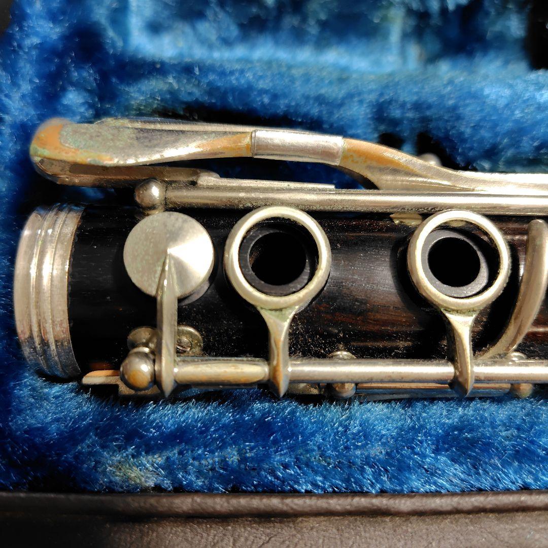 クラリネット　クランポン　Bb　木製　「ジャンク品」