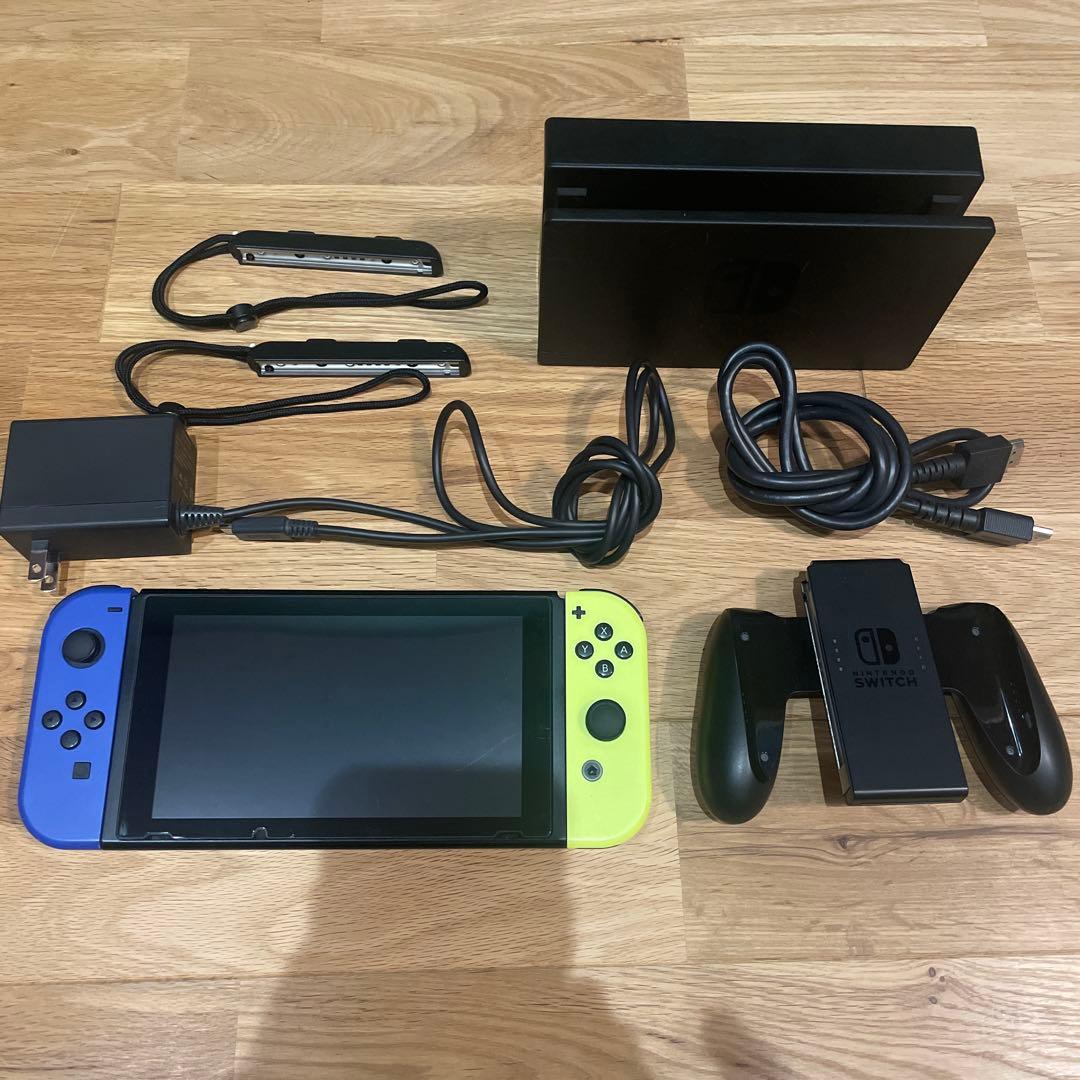 Nintendo Switch 青/黄 本体 付属品あり