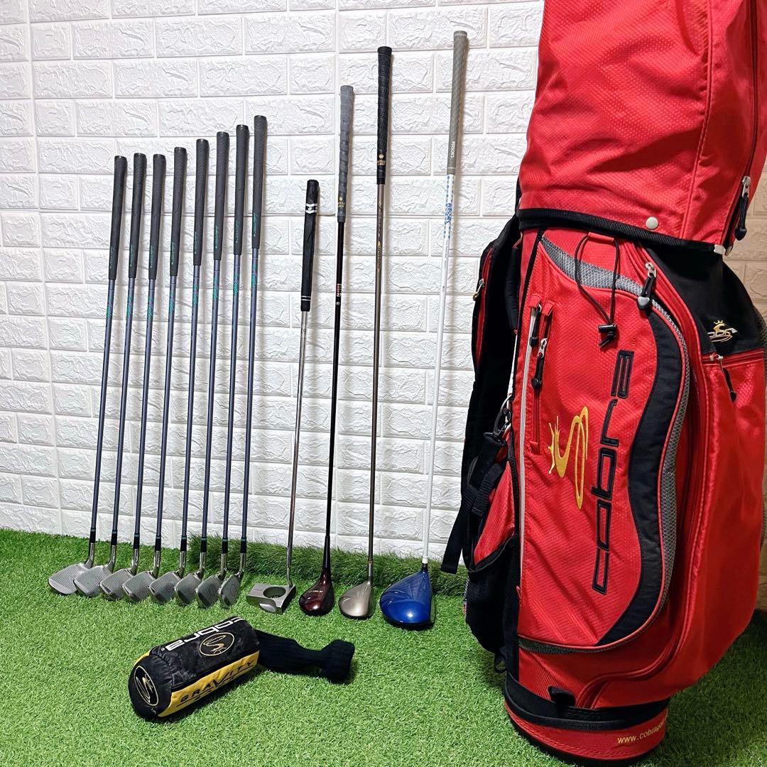 美品 初心者に優しいセット Cobra他 レディースゴルフクラブ12本セット