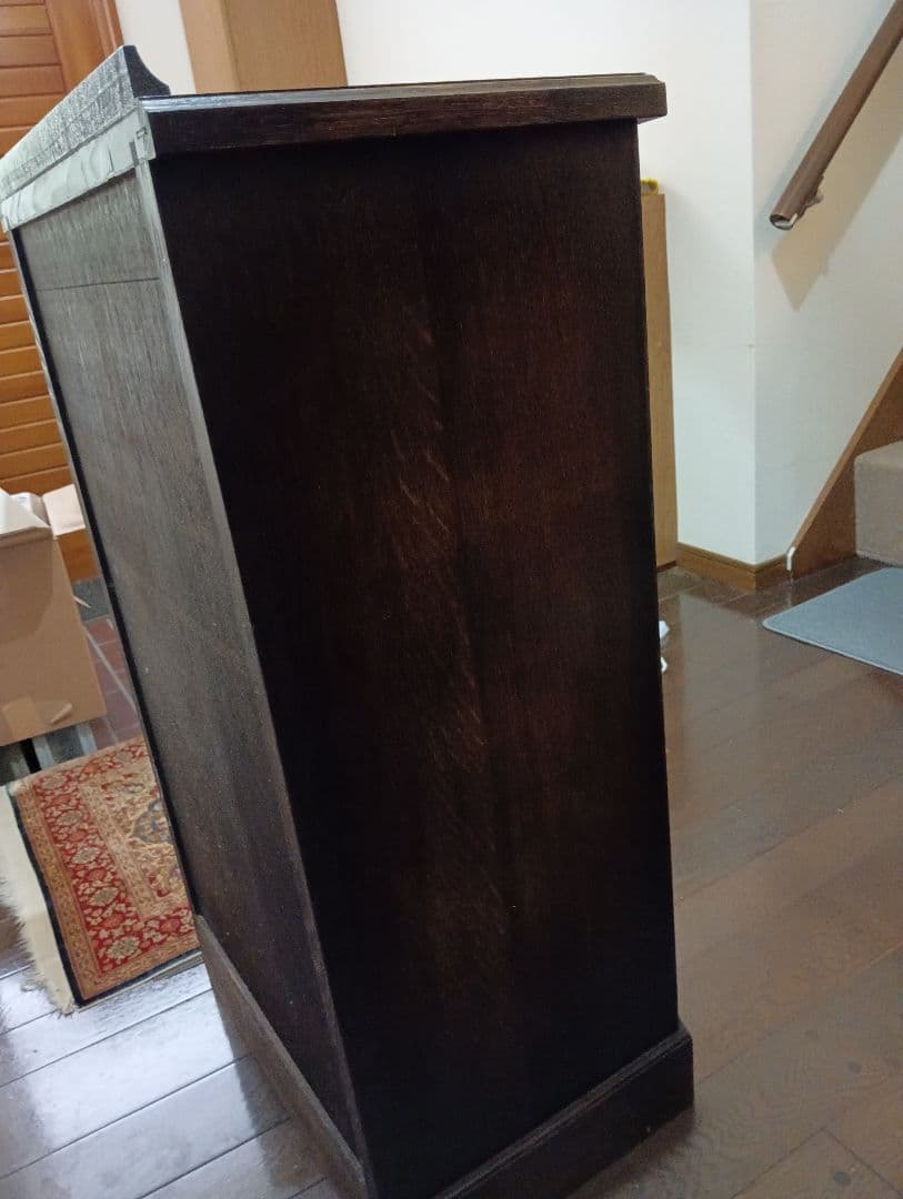 木製キャビネット 3棚 1引き出し