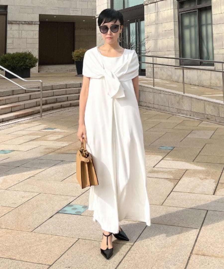 完売品‼️JENNEジェンヌ 3WAYバックリボンサロペット