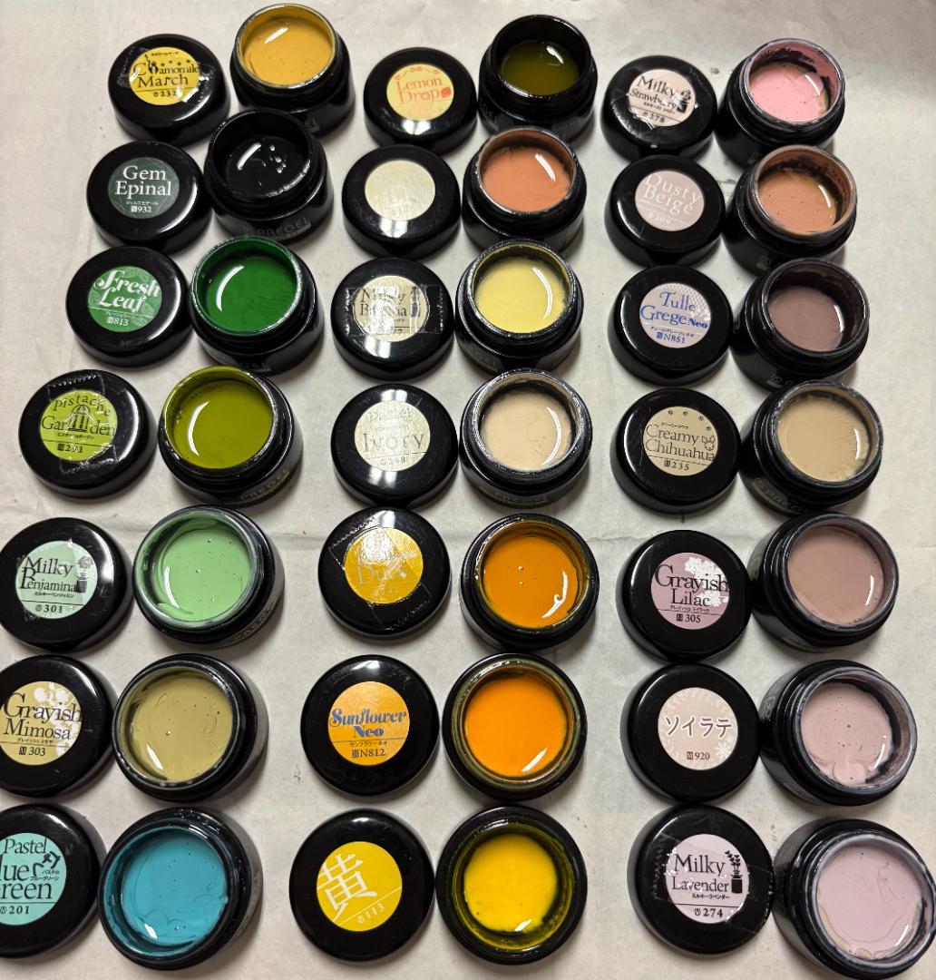 プリジェル　ジェルネイルまとめ売り　58個セット