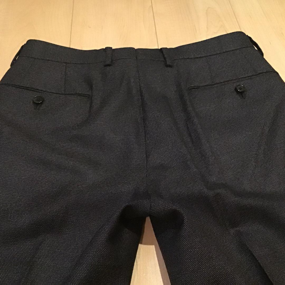 Brillar ダークグレー シングルブレスト スーツウール　サイズ44