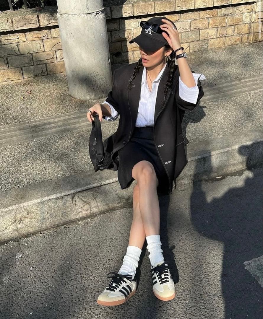 【ADIDAS】SAMBA OG 23.5cm クリームホワイト