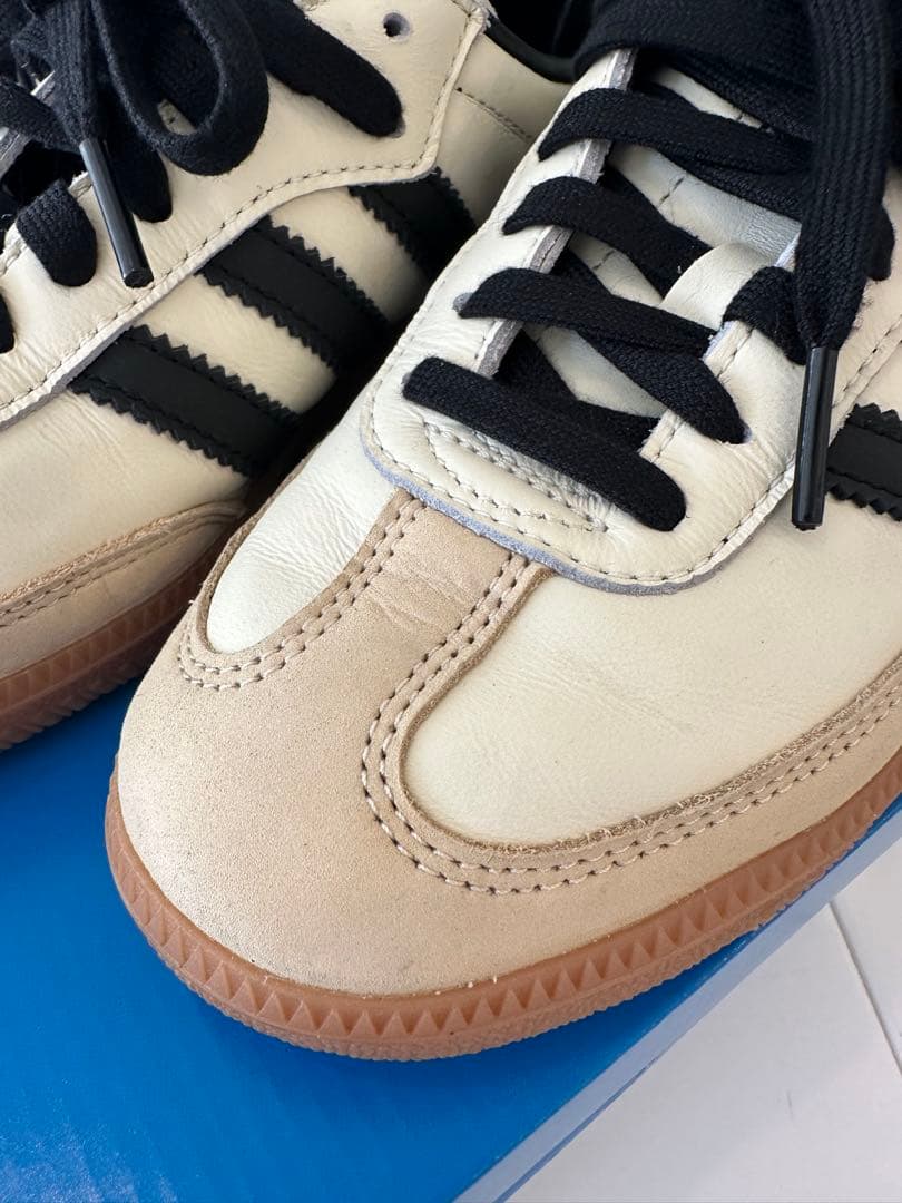 【ADIDAS】SAMBA OG 23.5cm クリームホワイト