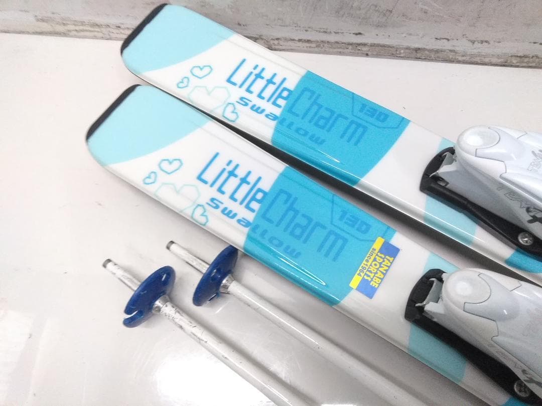 ジュニアスキー4点セットスワロー 130cm ブーツノルディカ22-23.5cm