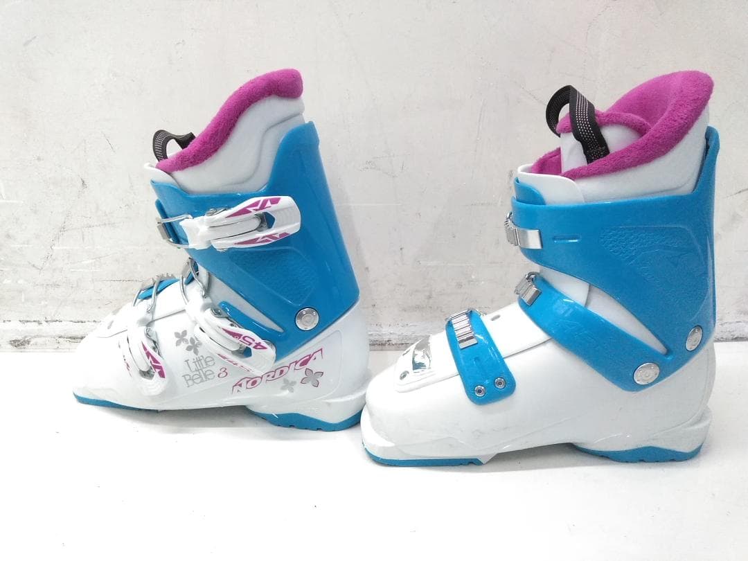 ジュニアスキー4点セットスワロー 130cm ブーツノルディカ22-23.5cm