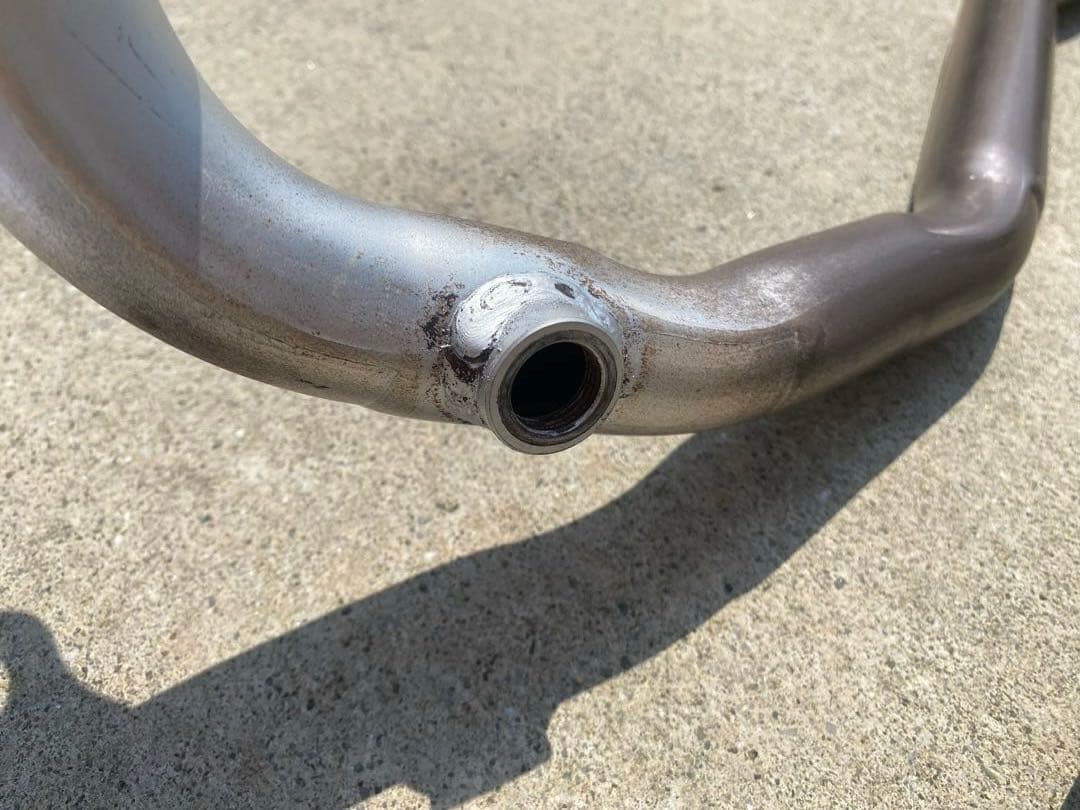 エッセ　大栄テクノ製　フロントパイプ　オールステンレス