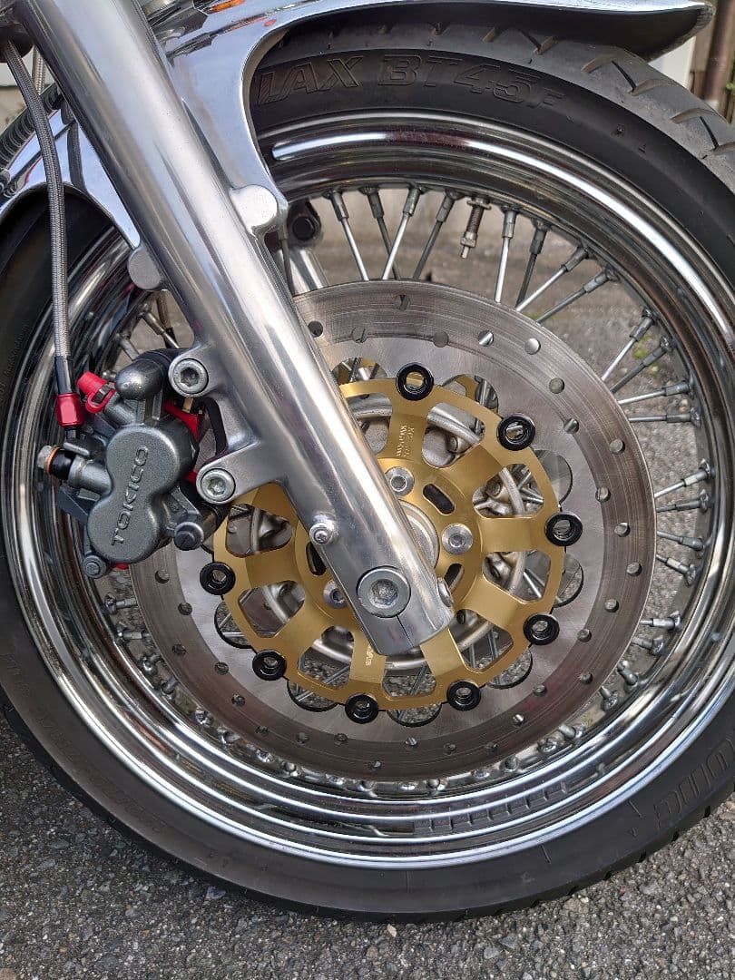 サンスターフロントディスクローター 2枚 ゼファー750