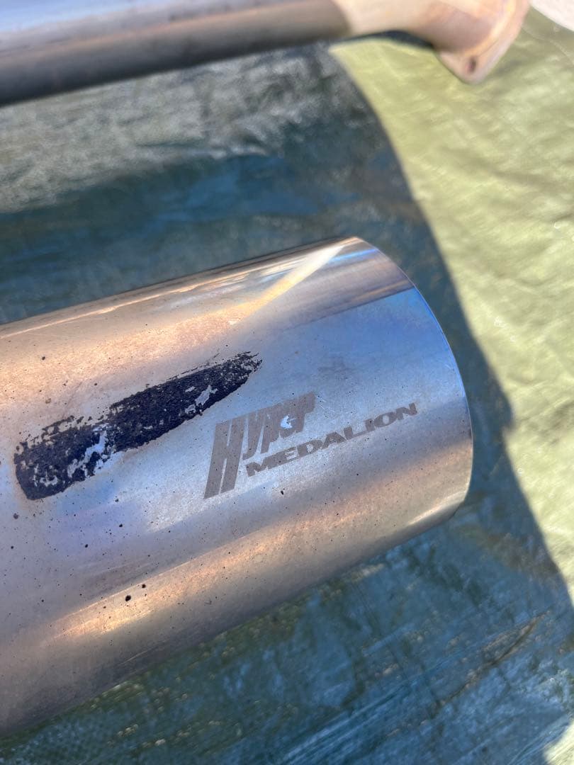 C35 ローレル　RB25DET タナベ　マフラー　メダリオン