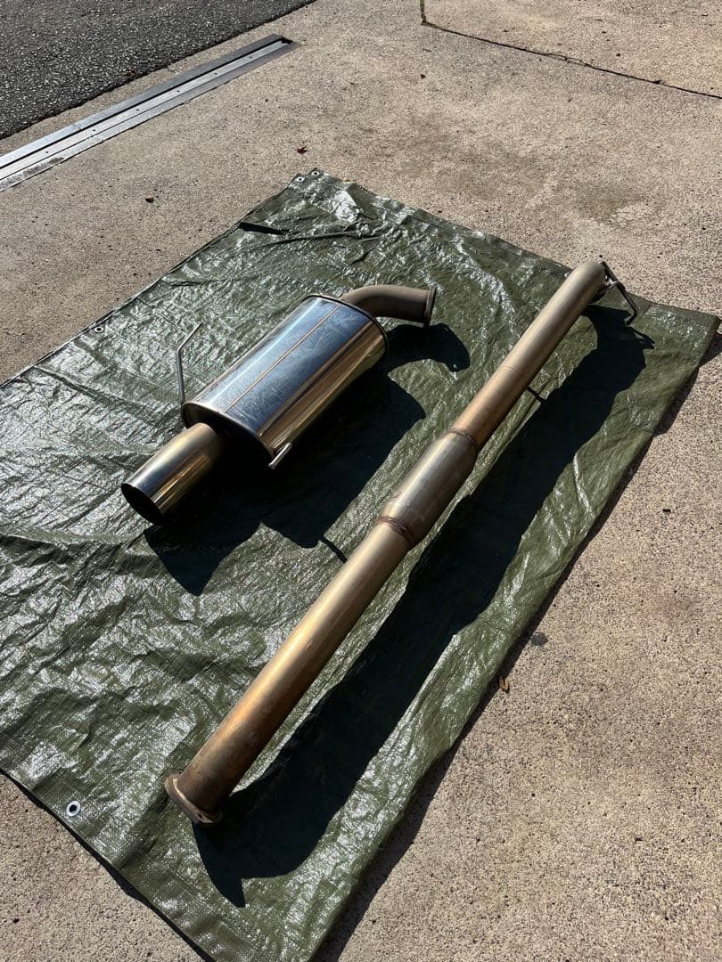 C35 ローレル　RB25DET タナベ　マフラー　メダリオン