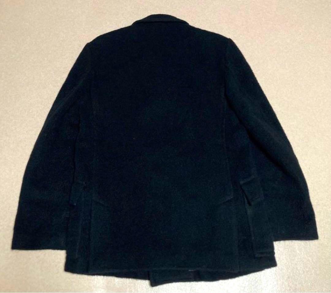美品 ポールスミス アルパカ ウール コート シャギー Pコート ブラック
