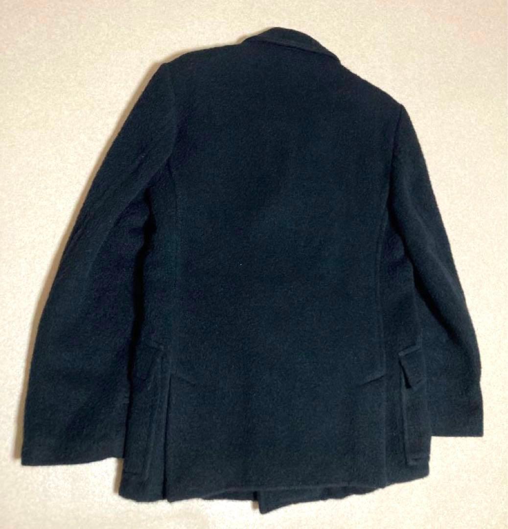 美品 ポールスミス アルパカ ウール コート シャギー Pコート ブラック
