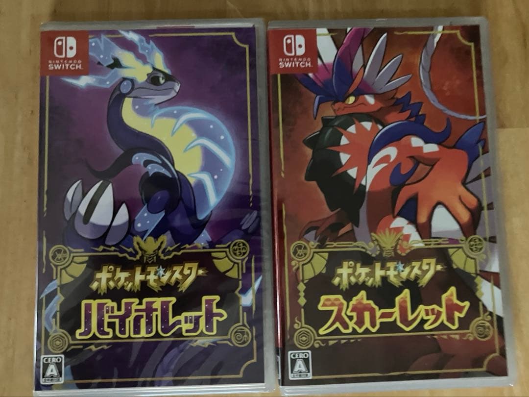 ポケモン ポケットモンスター スカーレット バイオレット 新品未使用未開封