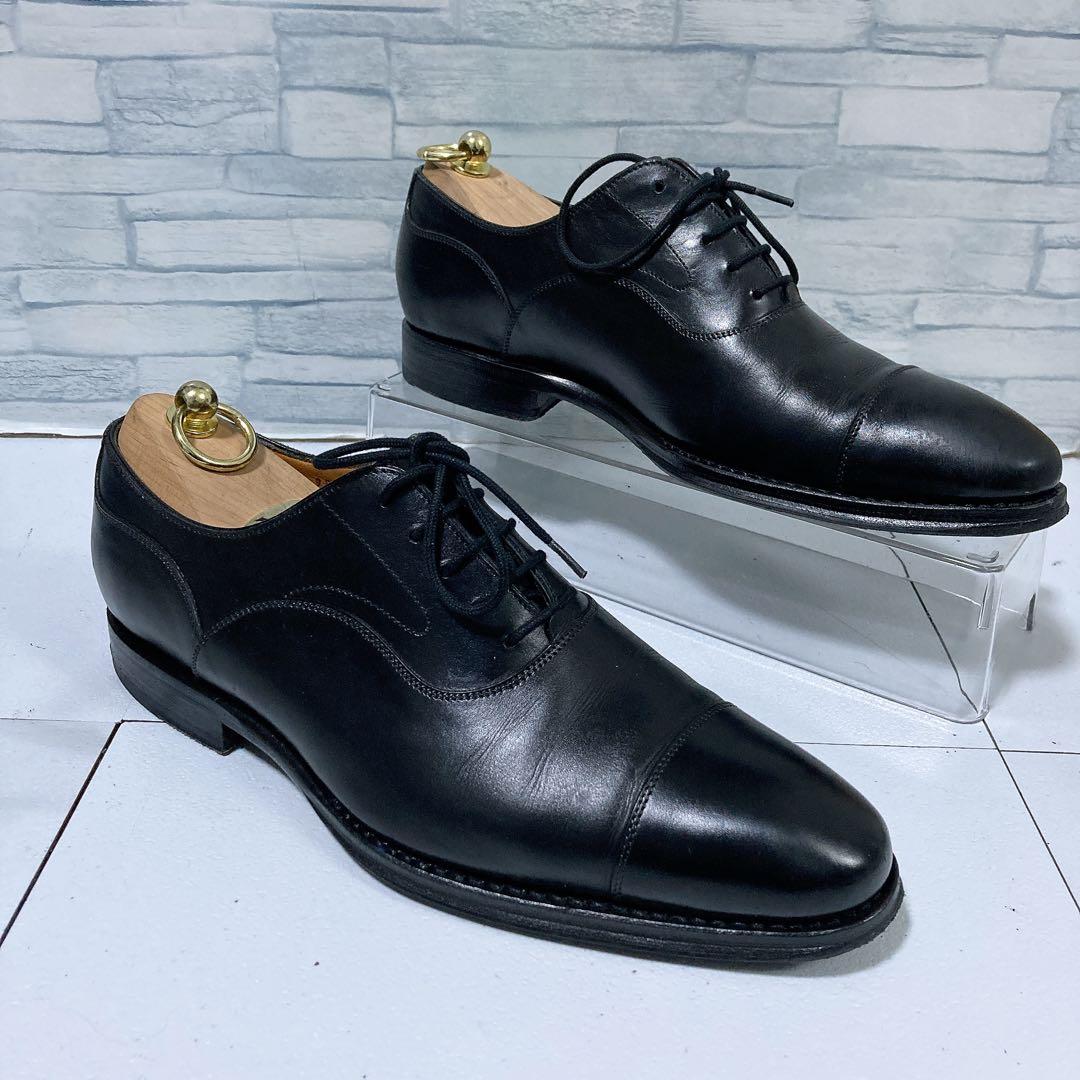 ジャランスリワヤ ストレートチップ ビジネスシューズ 26 本革 黒 98654