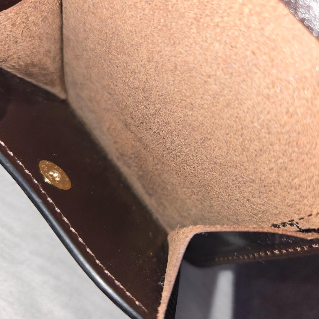 【限定】WILDSWNS　グラウンダー　トリプルレザー　クロコ　シェルコードバン