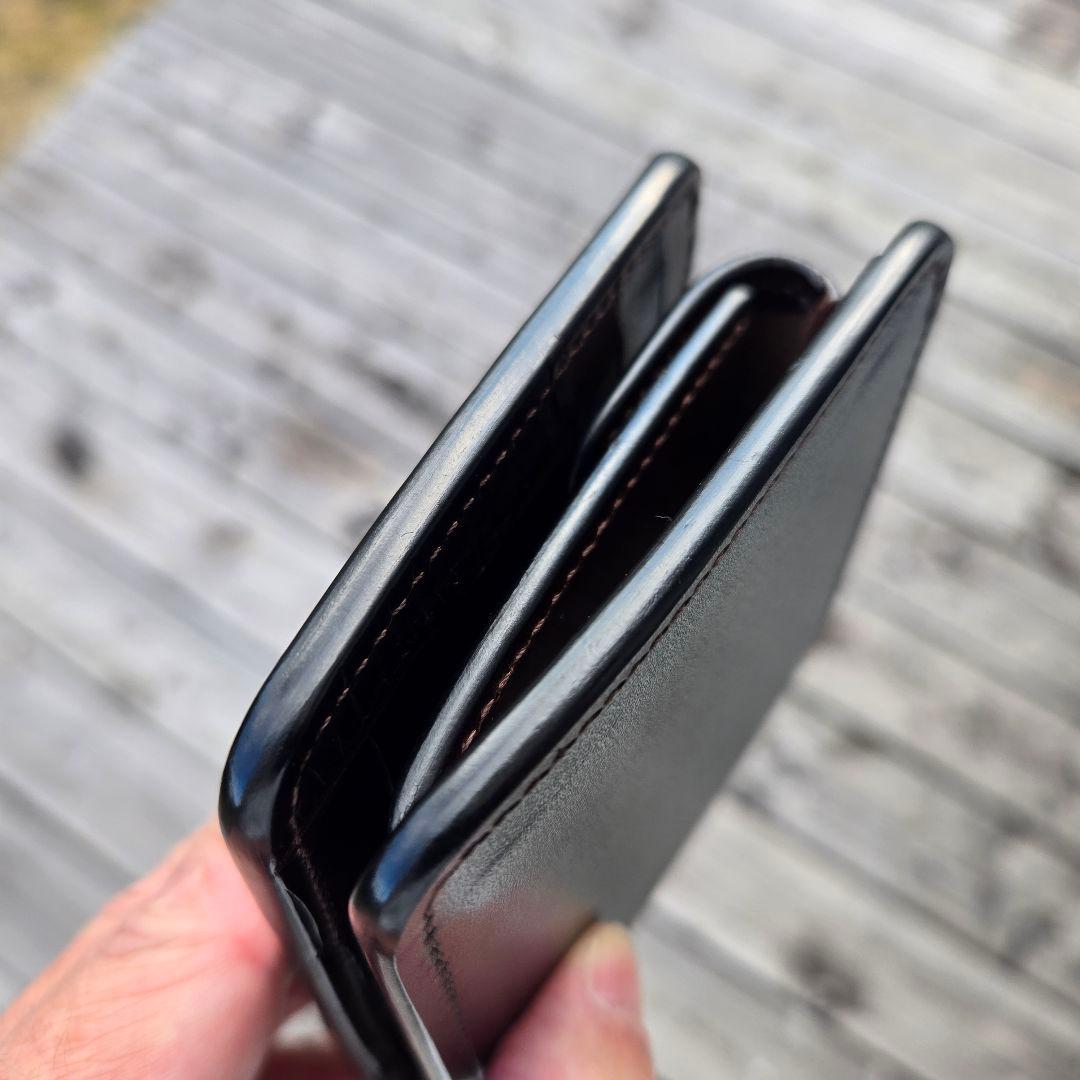 【限定】WILDSWNS　グラウンダー　トリプルレザー　クロコ　シェルコードバン