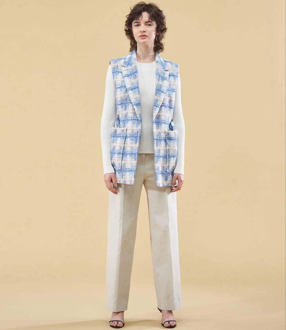 ⭐️¥9.4万⭐️ デプレ　トゥモローランド　華やか　ツイード　ベスト　ジレ　はおり