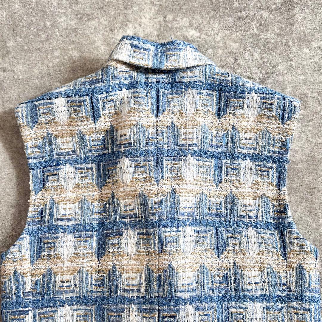 ⭐️¥9.4万⭐️ デプレ　トゥモローランド　華やか　ツイード　ベスト　ジレ　はおり