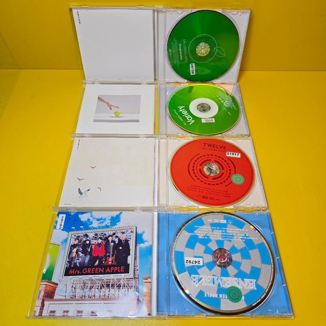 新品ケース交換済み　Mrs.GREEN APPLE　CD8枚セット