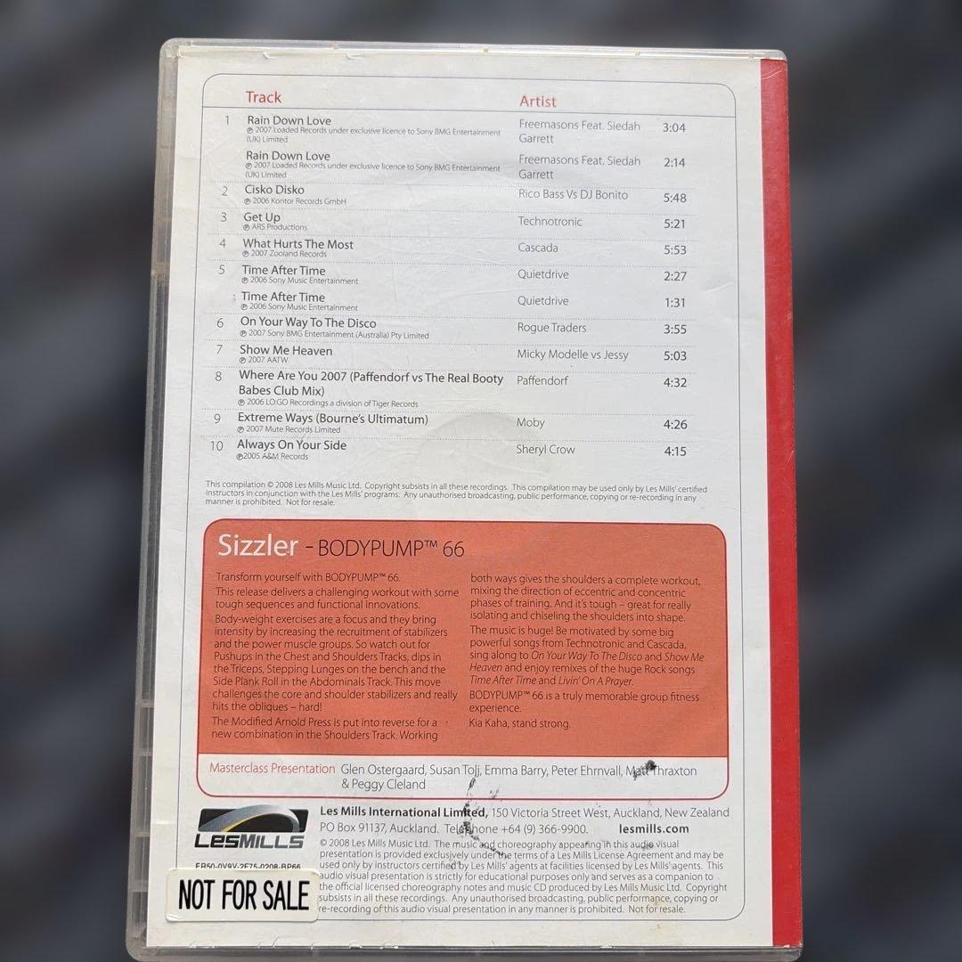 タケシ　レズミルズ　ボディパンプ　61.64.66