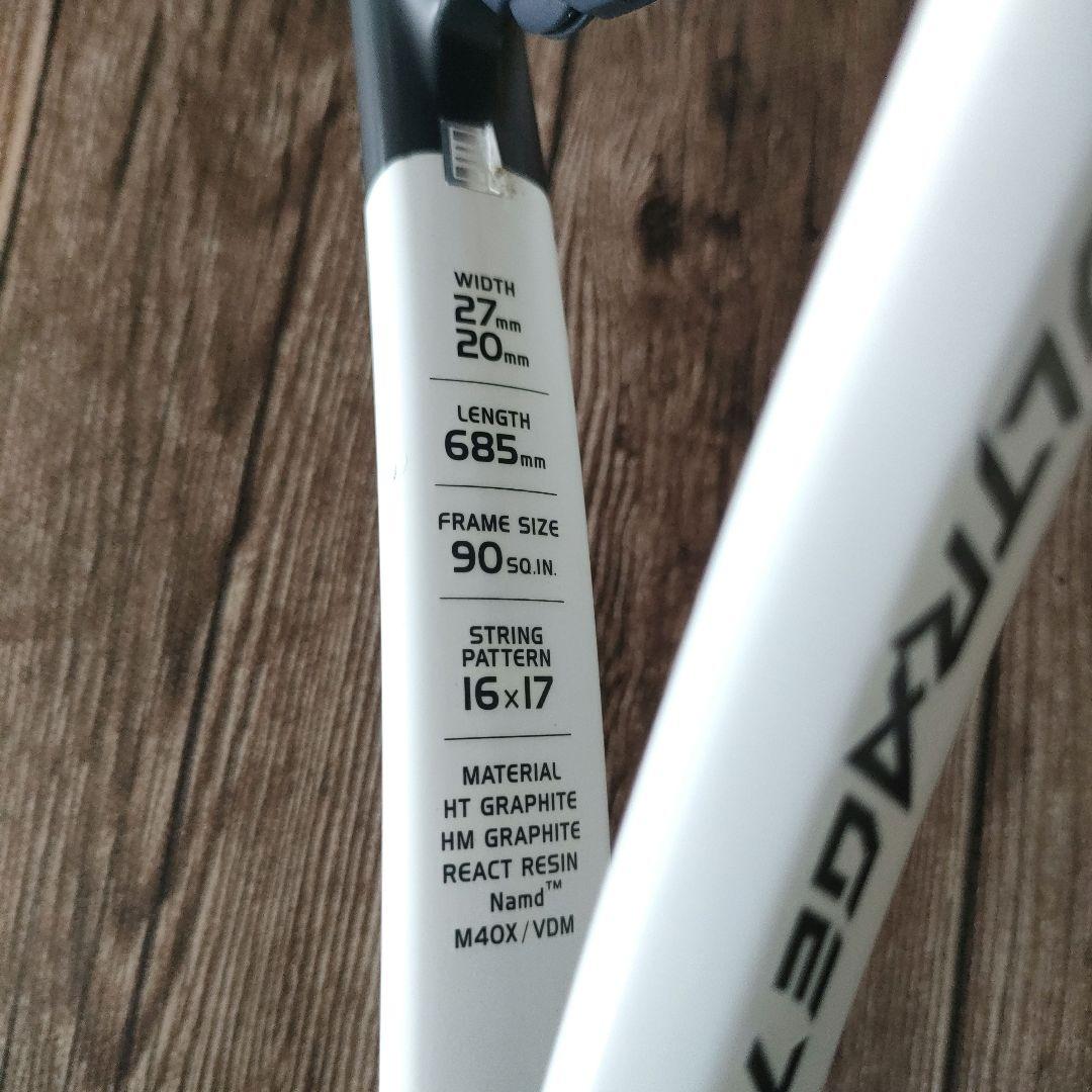 YONEX VOLTRAGE 7V ホワイト/グレー UL1サイズ