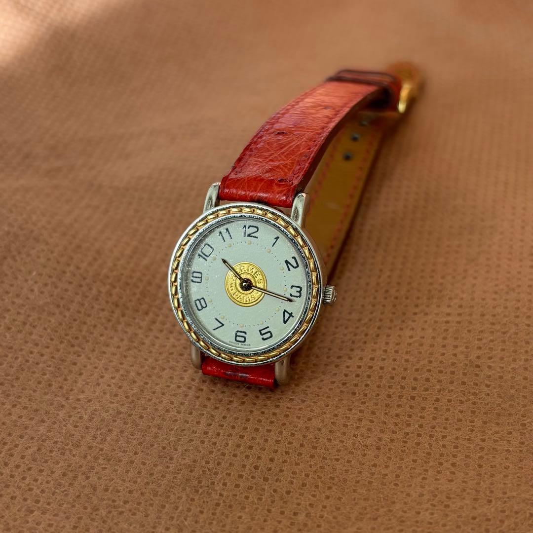 エルメス HERMES セリエ 腕時計 レディース ヴィンテージ