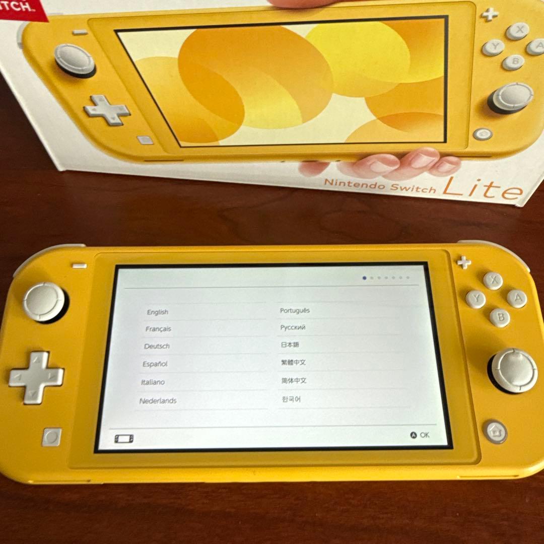Nintendo Switch Lite イエロー 本体 箱付き