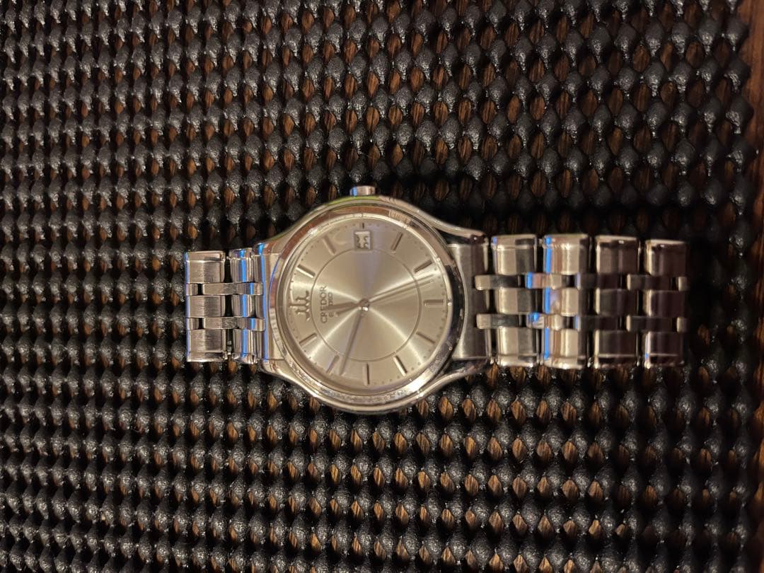 本日のみ価格！セイコー　クレドール　Credor 年差クオーツ　 美品　シルバー