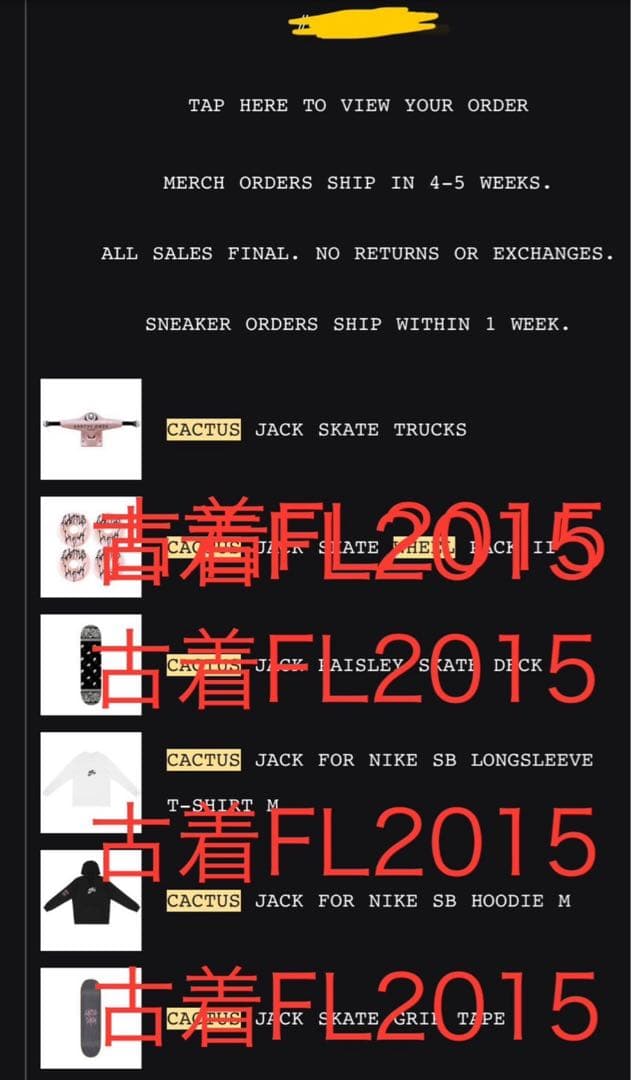 【新品】 CACTUS JACK PAISLEY SKATE DECK