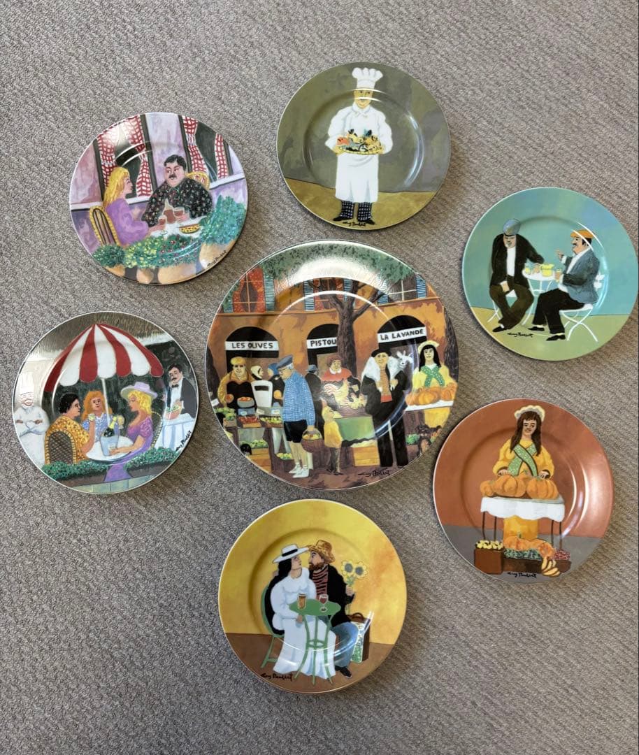 guy buffet collection　大皿1枚　小皿6枚セット