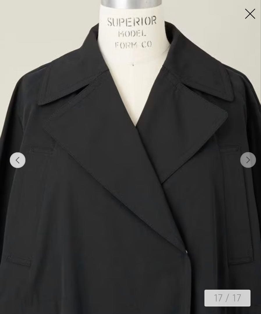 辺見えみりさん着用‼️＜conte＞ミリタリー トレンチコート