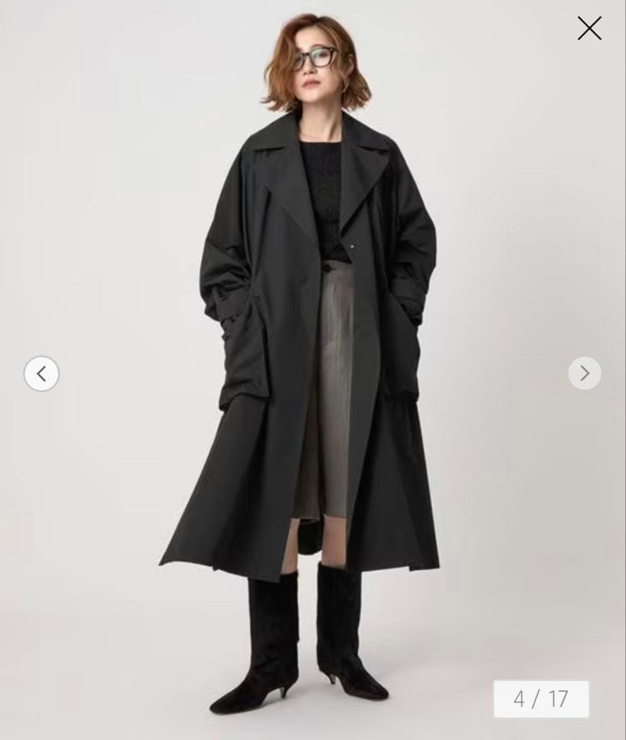 辺見えみりさん着用‼️＜conte＞ミリタリー トレンチコート