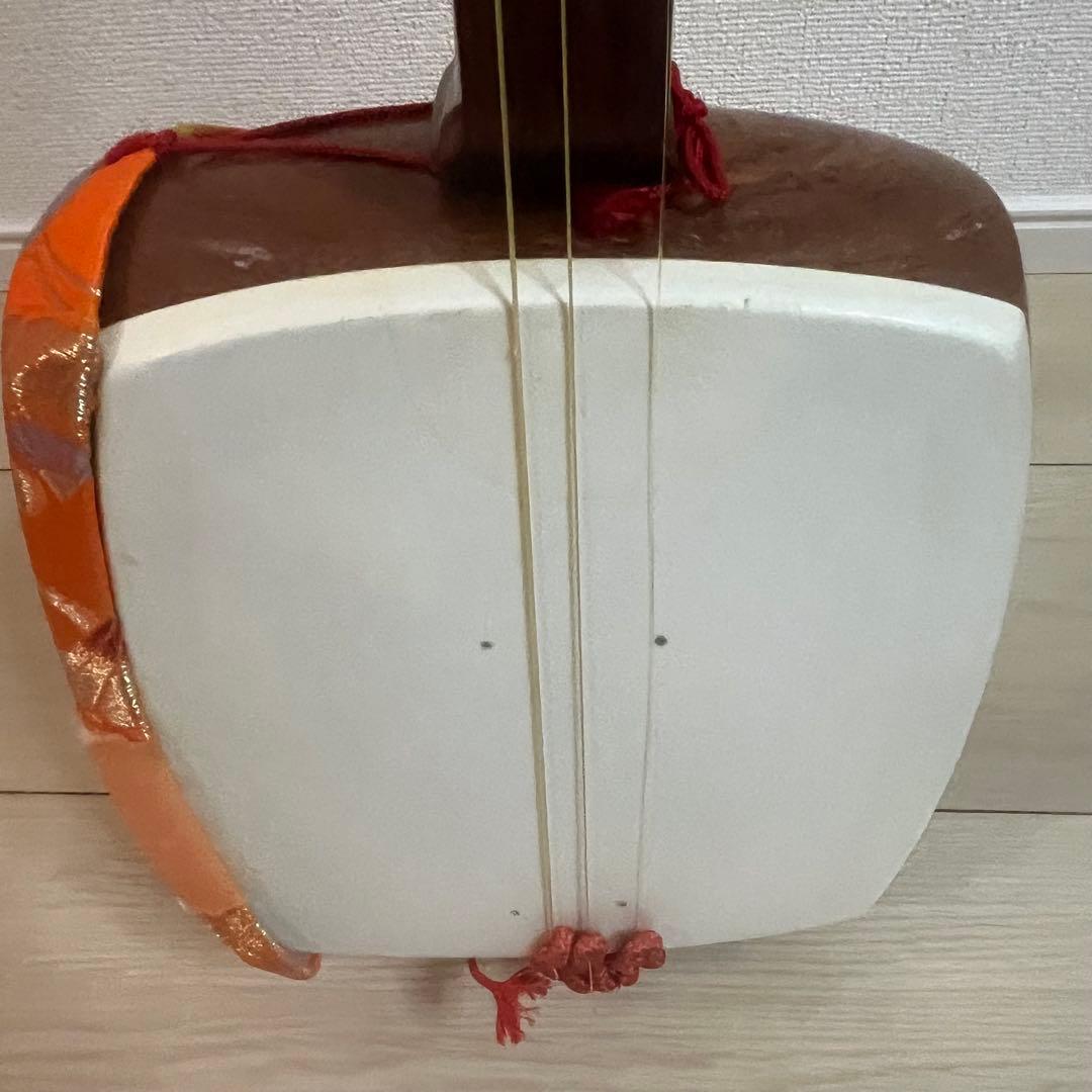 ✨【高級】三味線 中棹 紅木 丸打ち胴 ✨