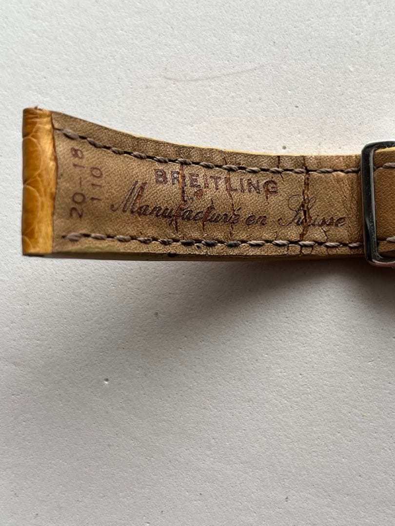 BREITLING クロコレザーベルト ブライトリング　純正