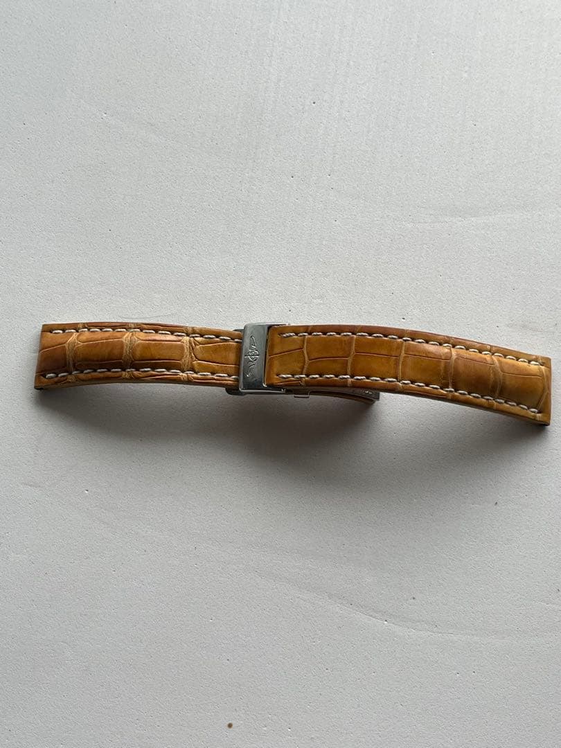 BREITLING クロコレザーベルト ブライトリング　純正