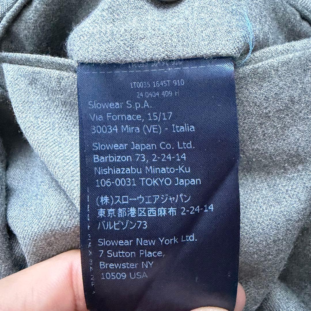 ポ*ん様 INCOTEX スラックス トロピカルウール グレー サイズ48