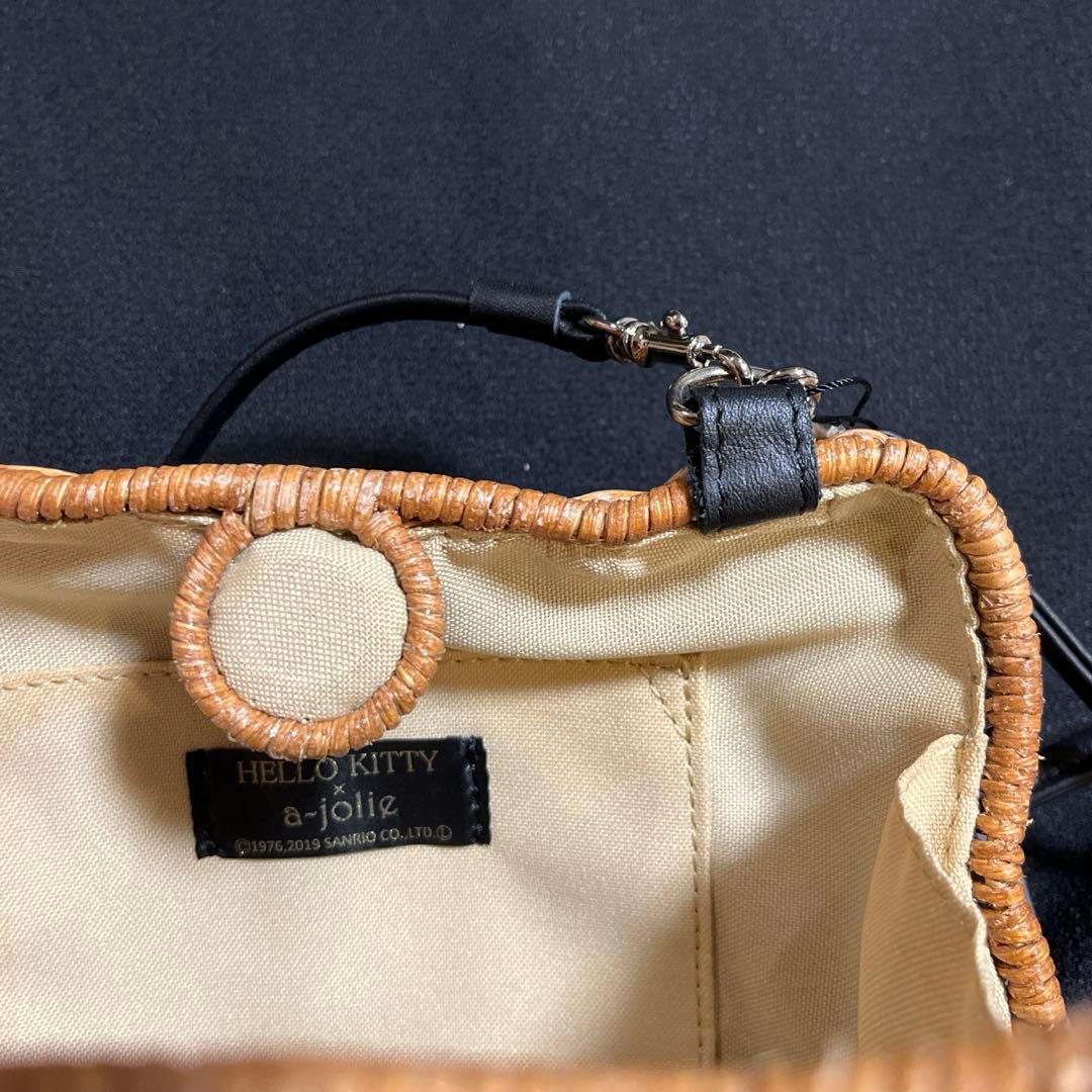完売品 日焼けキティ a-jolie × Hello Kitty かごバッグ
