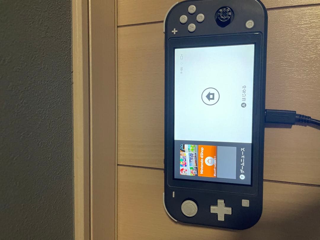 Nintendo Switch Lite グレー 本体 充電中