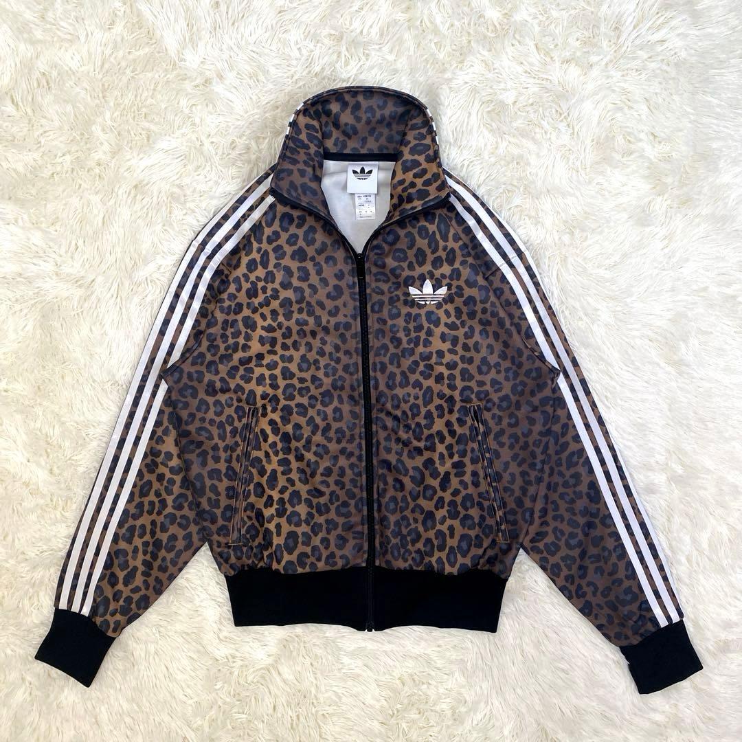 未使用級✨adidas 限定モデル レオパード トラックジャケット ヒョウ柄