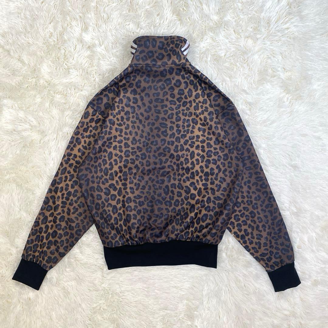 未使用級✨adidas 限定モデル レオパード トラックジャケット ヒョウ柄